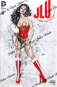 "Wonder Woman the Goddess" Justice League #1, sketch cover