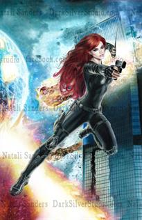 "Black Widow" 
11x17 Limited Print 50qty