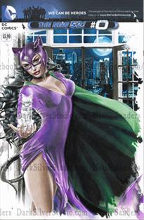 "Catwoman" Batman new 52 #0, sketch cover