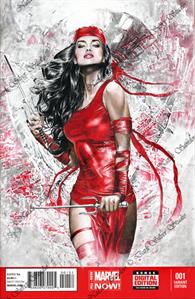 "Elektra" Blood Spatter #1 Sketch Cover