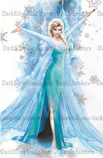 "Elsa" Frozen 
11x17 Print
