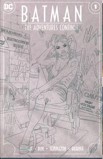 Harley Quinn "Electric Chair" Pencil OA Sketch Cover