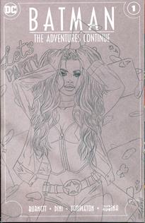 Harley Quinn "Let's Party" Pencil OA Sketch Cover