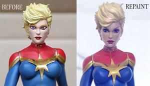 Captian Marvel 9" scale formate