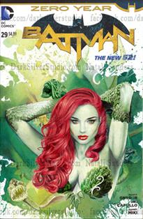 "Poison Ivy w/ pets" Batman new 52 #0, sketch cover