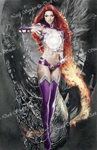 "Starfire" Teen Titans the new 52 #8 Sketch Cover