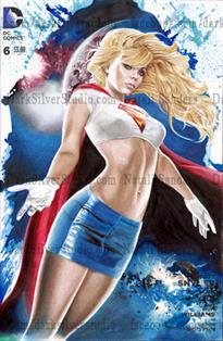 "Supergirl" 
Superman Unchained, new 52, sketch opp cover
