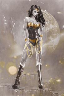 "Wonder Woman" 80th Anniversary Gold 11x17 Limited Print 50qty